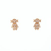Ohrringe Crivelli Dame easy in Gold Diamante 0.22 Ct 289-VE1640 - 289-VE1640